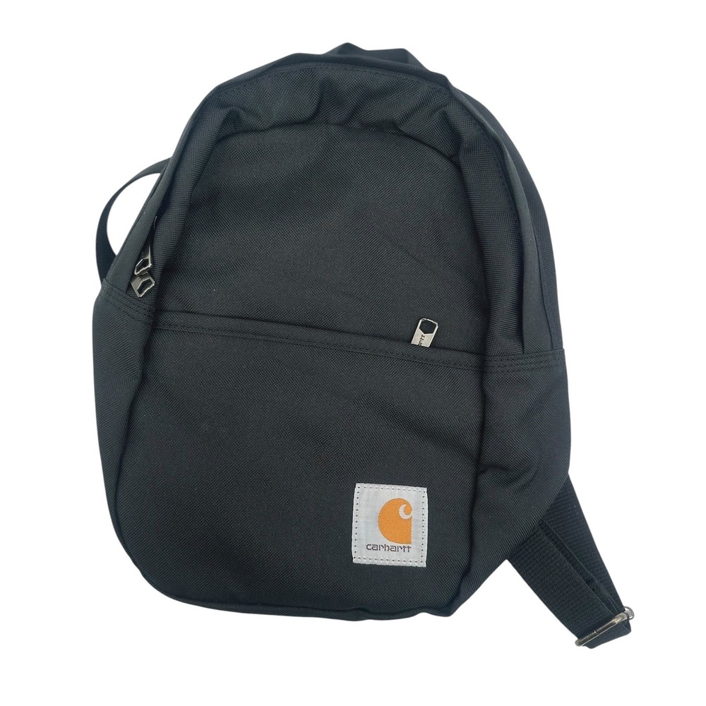 Carhartt Mini Backpack Bag Unisex Small Black Canvas Casual Travel Work Daypack